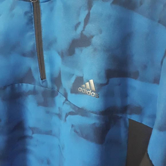 Adidas Men's Blue and Black Top Size Medium - Picture 2 of 8